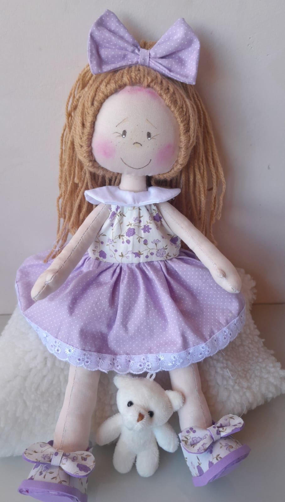 Boneca feita por Marildinha